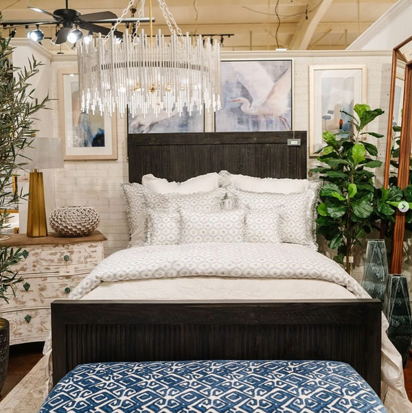 Ivy Floral Duvet and Shams featured at Laurie's Home Furnishings in Tomball Texas