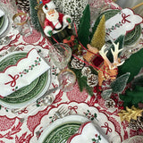 Red Flowers & Vines - Tablecloth