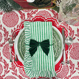 Red Flowers & Vines - Tablecloth