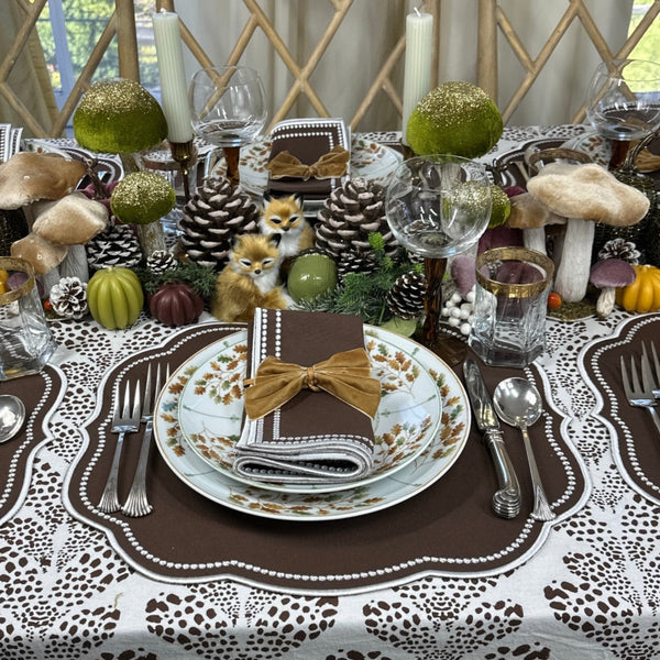 Charlotte Placemat - Cocoa (Set of 4)