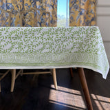 Light Green Leaves - Tablecloth