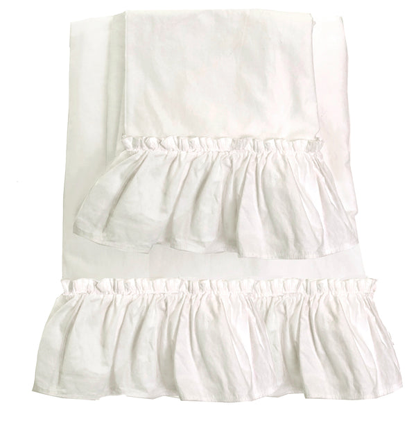 Clementine Tatter Ruffle Poplin Sheet Set