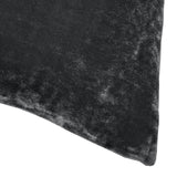 Dream Silk Velvet Pillow - Coal