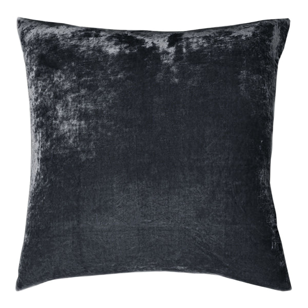 Dream Silk Velvet Pillow - Coal