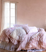 French Toile Bedding -Soft Rose