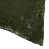 Dream Silk Velvet Pillow -Olive