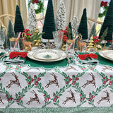 Enchanted Christmas Reindeer - Tablecloth