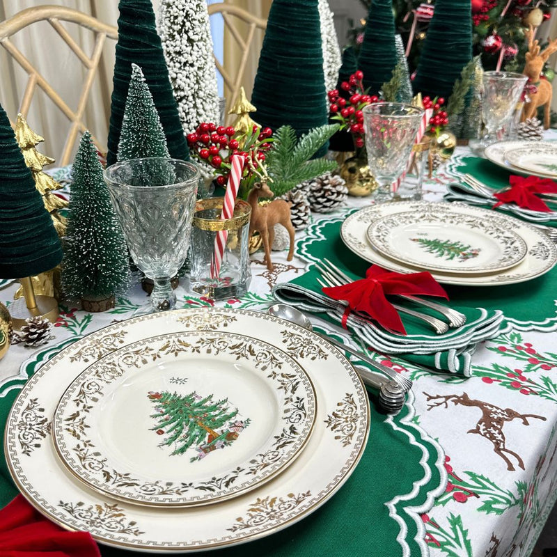 Bettina Placemat - Holiday Green (Set of 4)