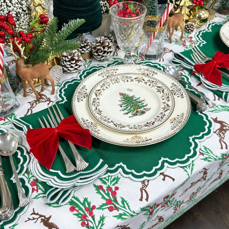 Enchanted Christmas Reindeer - Tablecloth