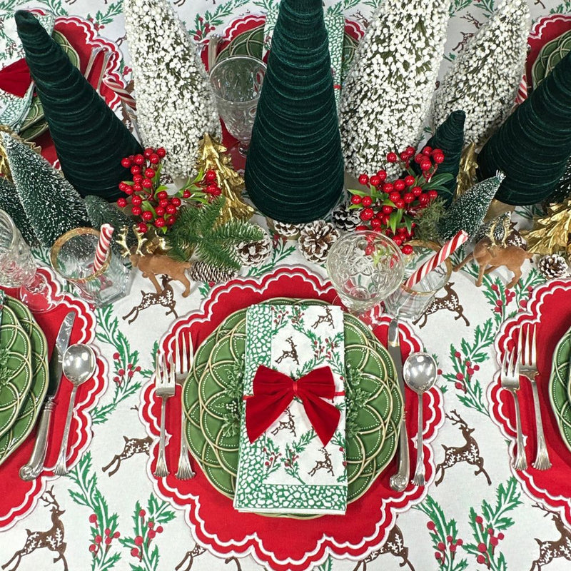 Enchanted Christmas Reindeer - Napkin (Set of 4)