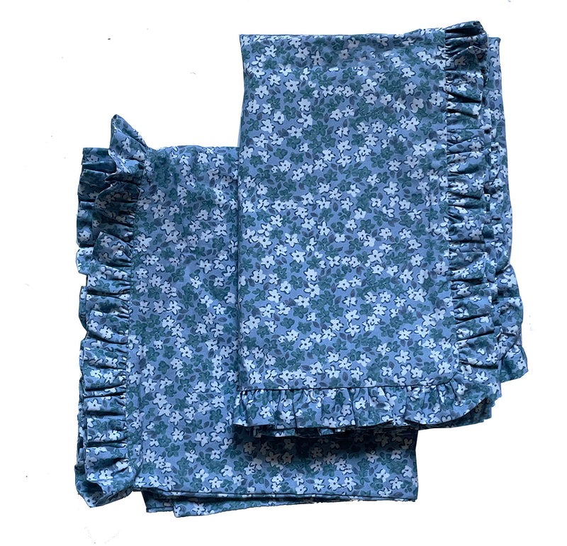 Eveline Standard Ruffle Sample Set/2 Print Denim