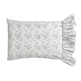 French Toile print pillowcase in Soft Grey