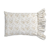 French Toile print pillowcase in Wheat