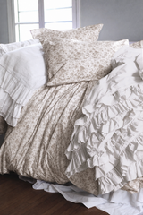 NEW! French Toile Bedding -Natural