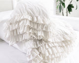 New! Holiday Set-Giselle Ruffle Poplin Pillowcase Set/2 - White