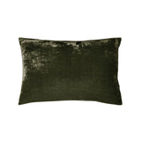 Dream Silk Velvet Pillow -Olive
