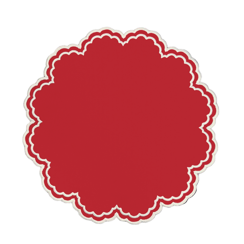 Bettina Placemat - Red (Set of 4)