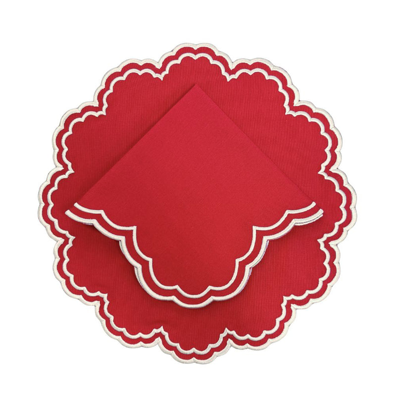 Bettina Napkin - Red (Set of 4)
