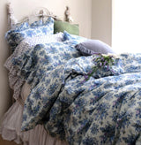 Auberge Floral Fabric -Sky