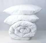Softly Washed Poplin Collection - White duvet set