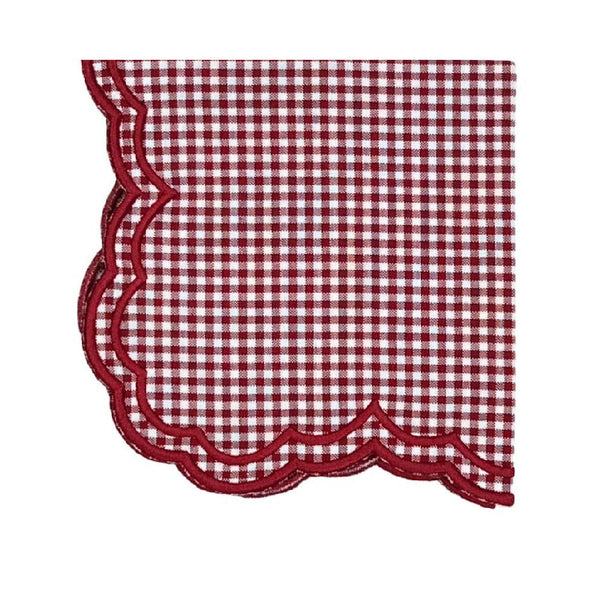 Bettina Napkin - Red Gingham (Set of 4)