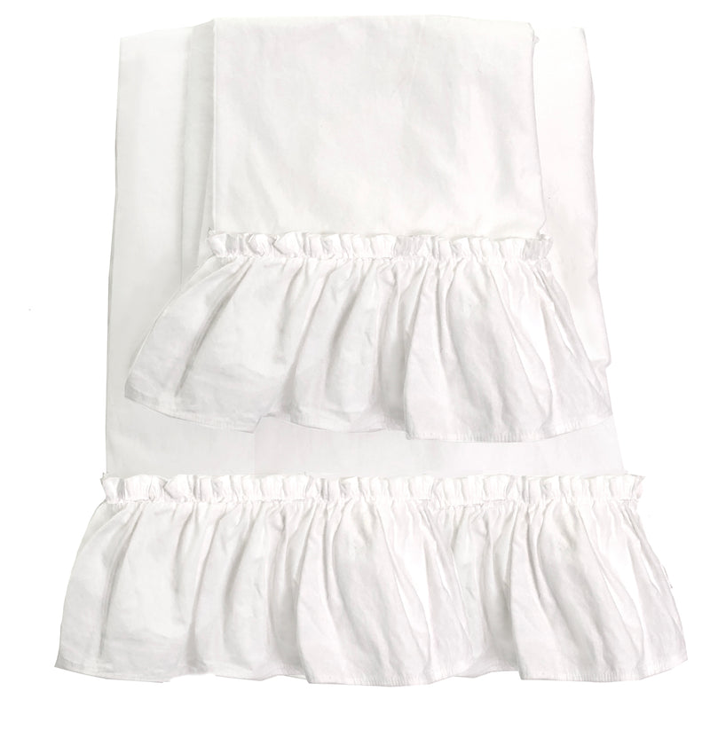 Clementine Tatter Ruffle Poplin Collection - Linen Salvage Et Cie