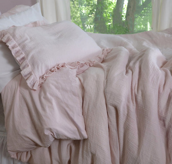 Eveliegh Soft Cloud  Collection - Rose - Linen Salvage Et Cie