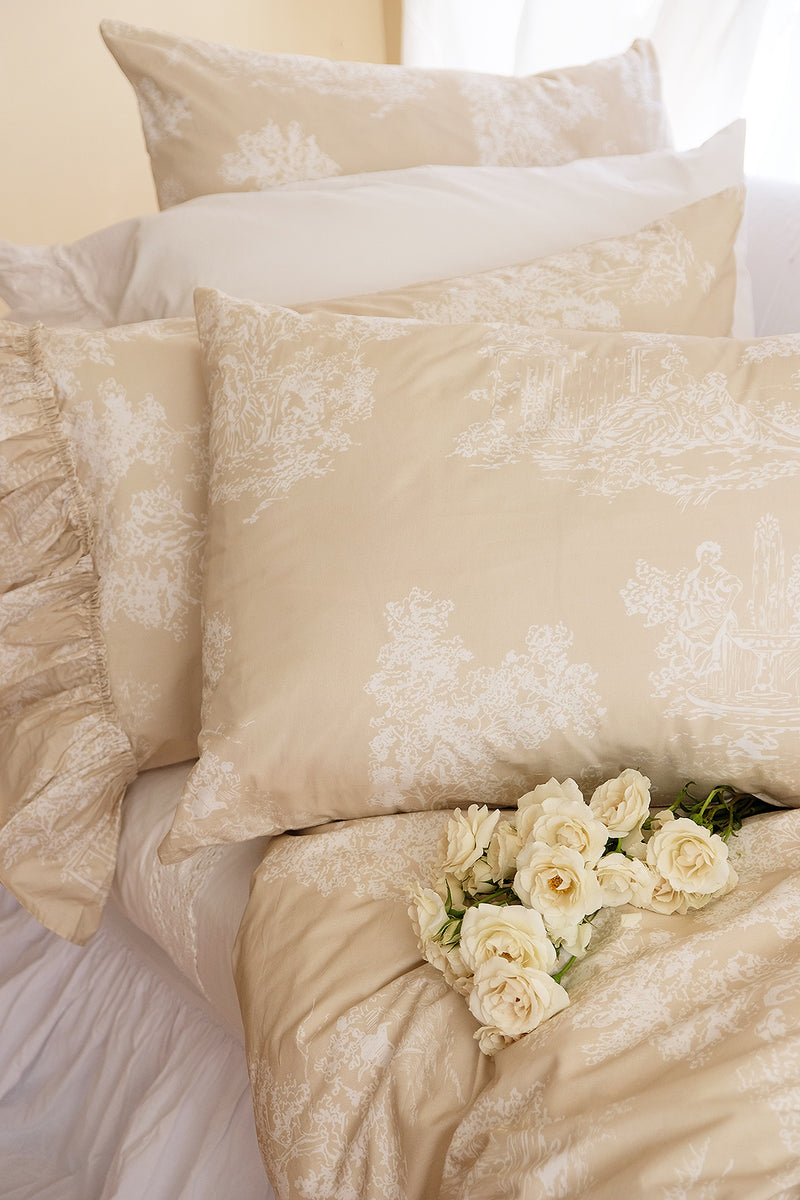 New! Colette Toile Bedding - Ecru