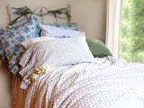 Petite Rosebuds Bouquet Bedding - Lilac - Linen Salvage Et Cie