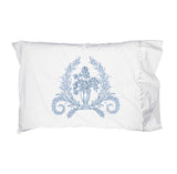 NEW! Toile Bouquet Pillowcase Set/2-Multiple Colors - Linen Salvage Et Cie