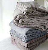 NEW! Super Comfy Soft Cotton Popcorn Cloud Texture Duvet Set - White - Linen Salvage Et Cie